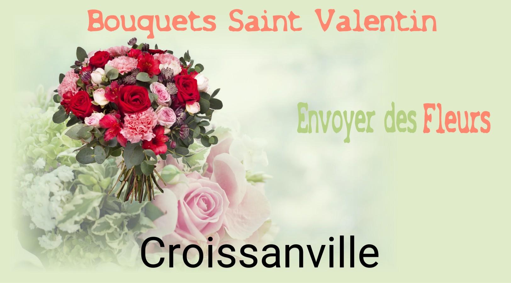 Roses de Saint-Valentin livrées à Croissanville